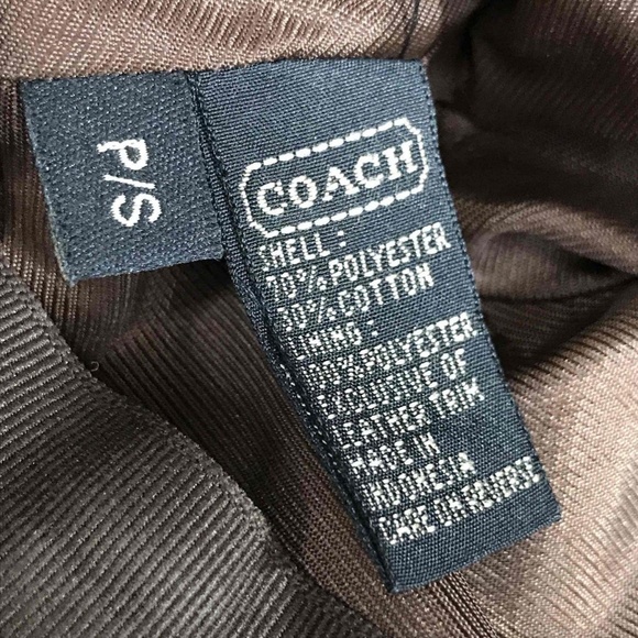 COACH Light Brown Hat main image 7